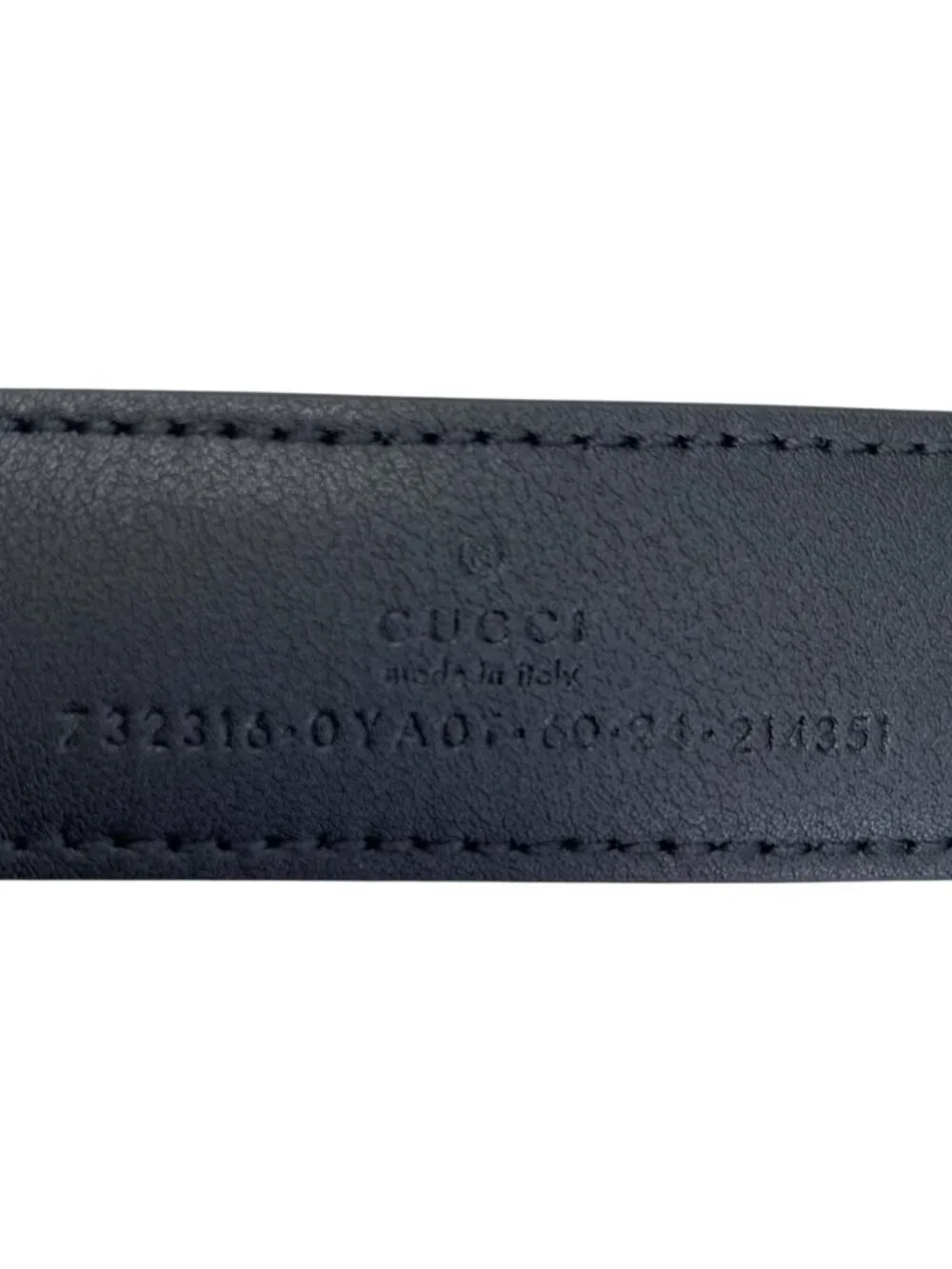 Gucci Belt Leather Black